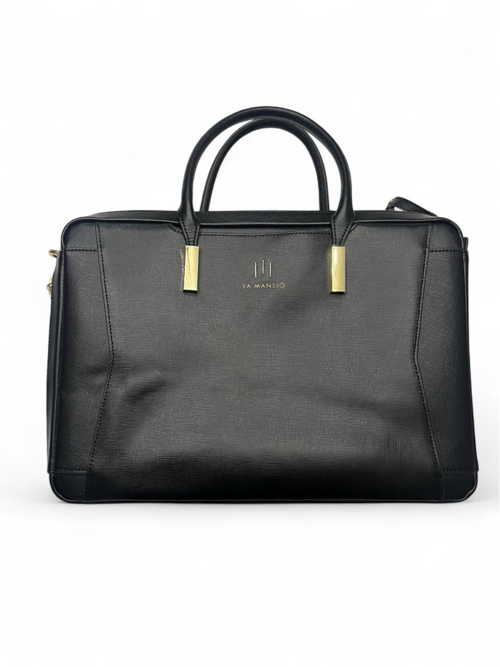 La Mansio Modular Black 6 in 1 Leather Bag New